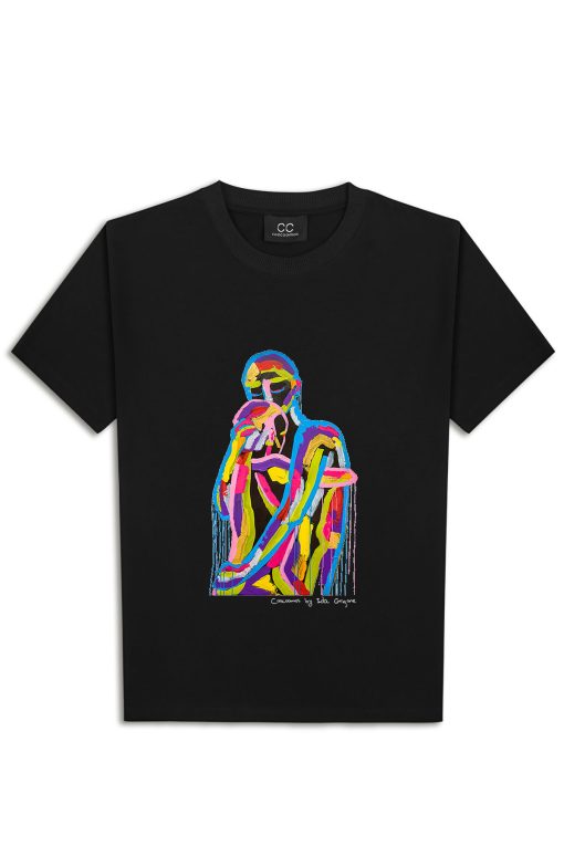 Love t-shirt by Ida Grigonė black