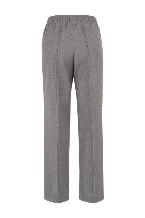 Franky merino wool trousers gray