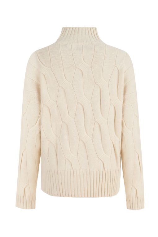 Grace cabel sweater white