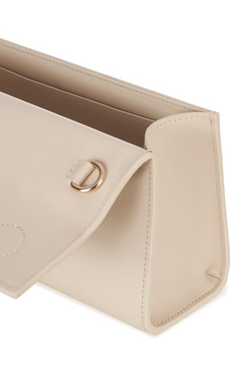 Mini clutch bag white