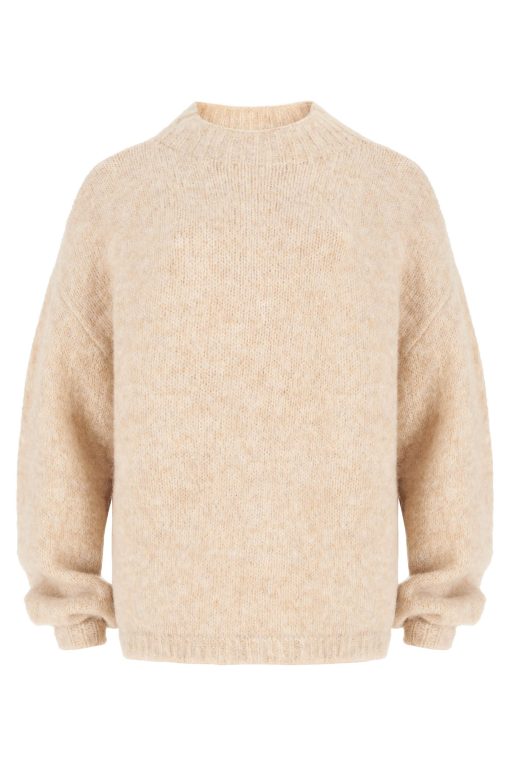 Cream mohair sweater