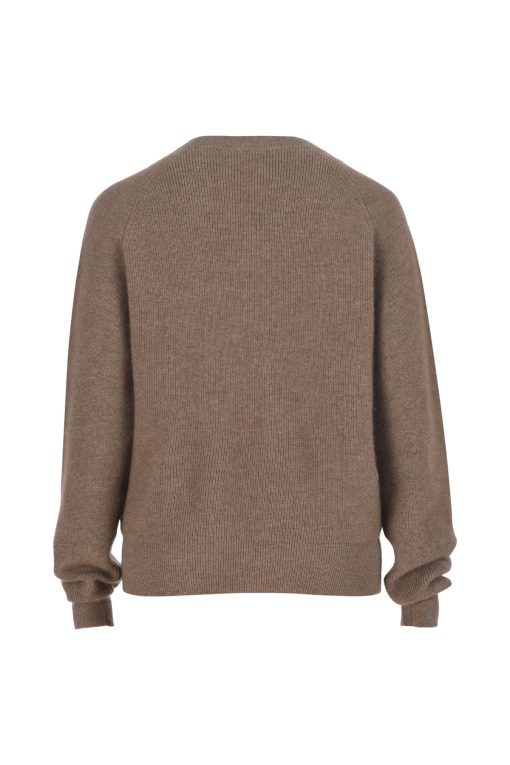 V-neck cashmere sweater