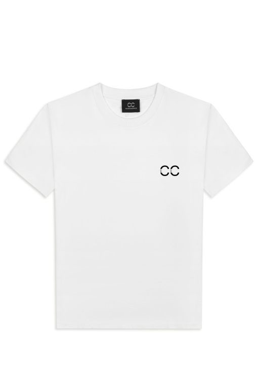 Coocoomos white cotton t-shirt