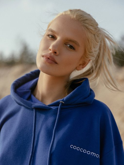 Blue hoodie