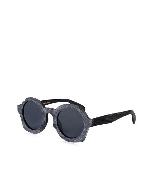 ROUND natural horn sunglasses