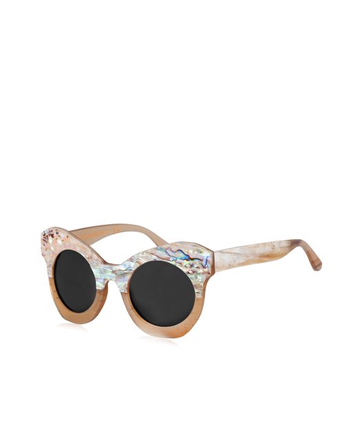 SHINY natural horn sunglasses