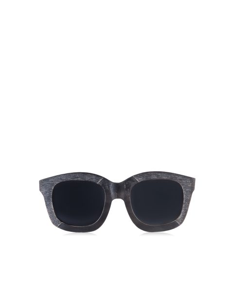 SQUARE natural horn sunglasses