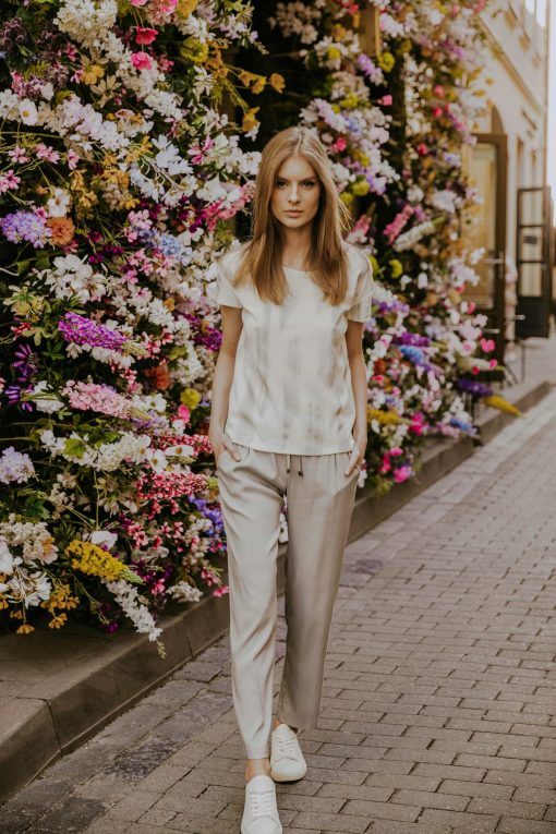 Silver blouse