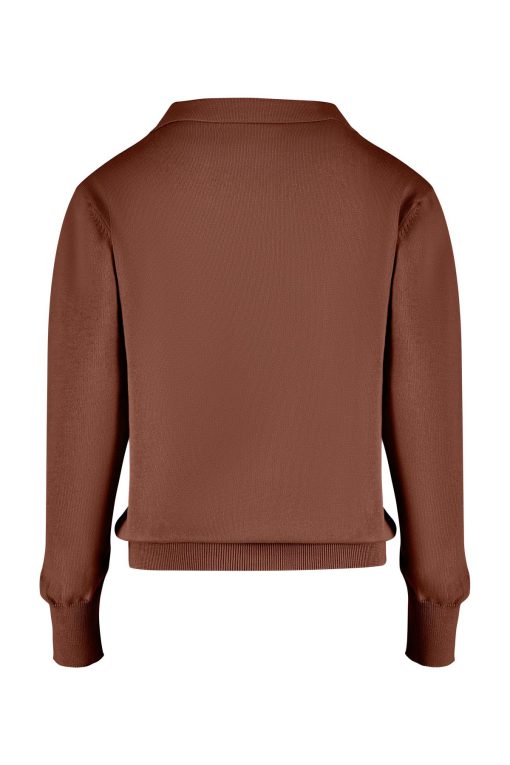 Gizel cotton sweater brown