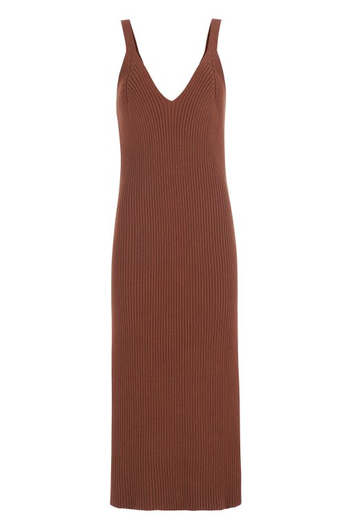 Mona dress brown