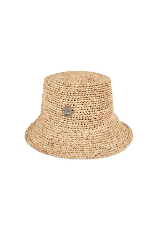 Bucket hat raffia