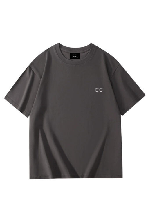 Coocoomos organic cotton t-shirt grey