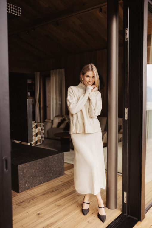 Andrea cashmere skirt