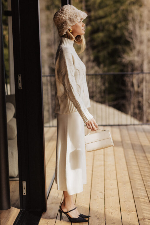 Andrea cashmere skirt