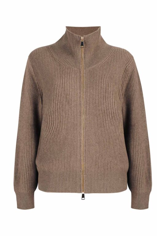 Naomi cashmere sweater taupe