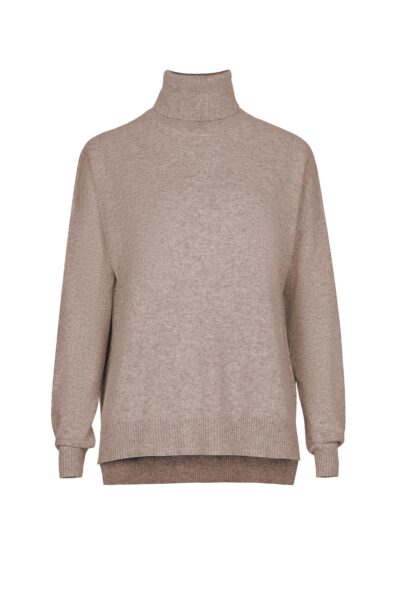 Lisa cashmere sweater taupe