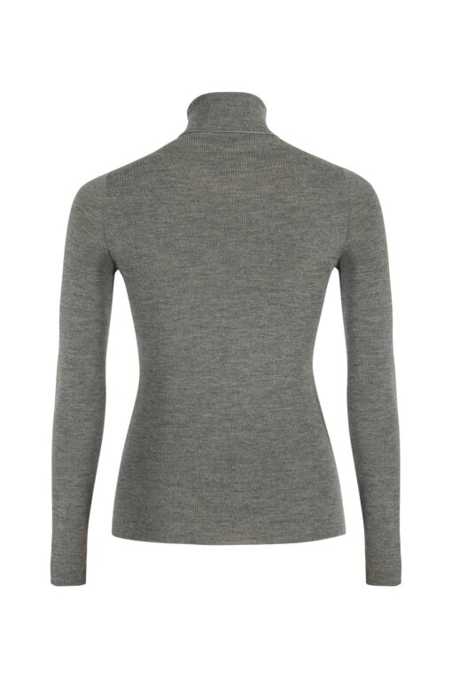 Ellen merino wool turtleneck gray