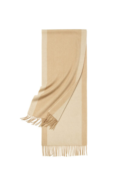 Lido lambs wool shawl camel