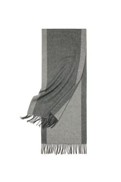 Lido lambs wool shawl steel gray