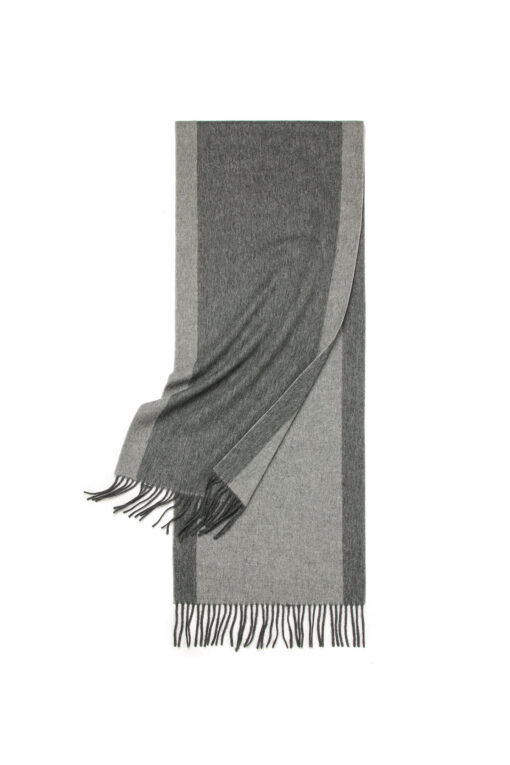 Lido lambs wool shawl steel gray