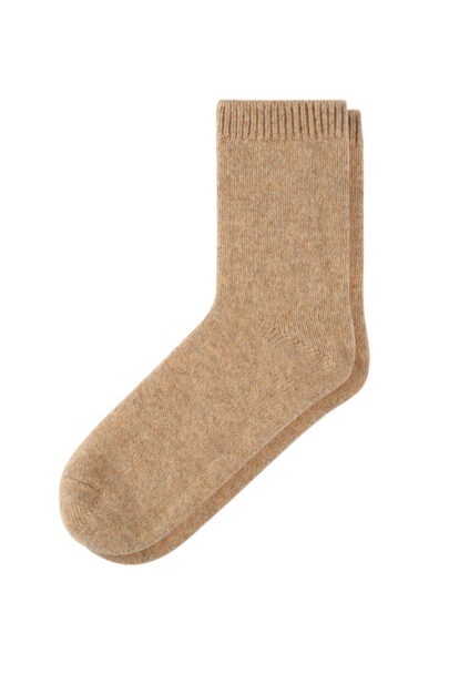Cashmere socks oatmeal